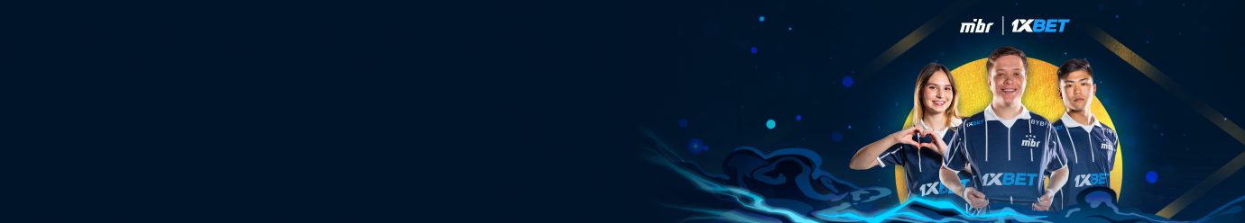 1xBet - socio global oficial de MIBR